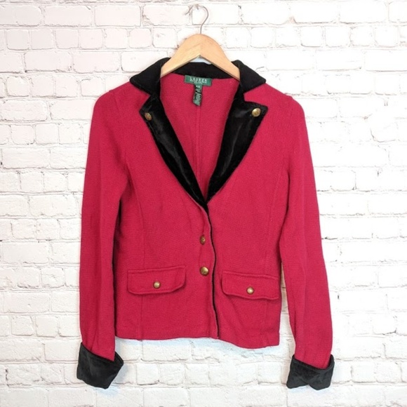 ralph lauren sweater blazer